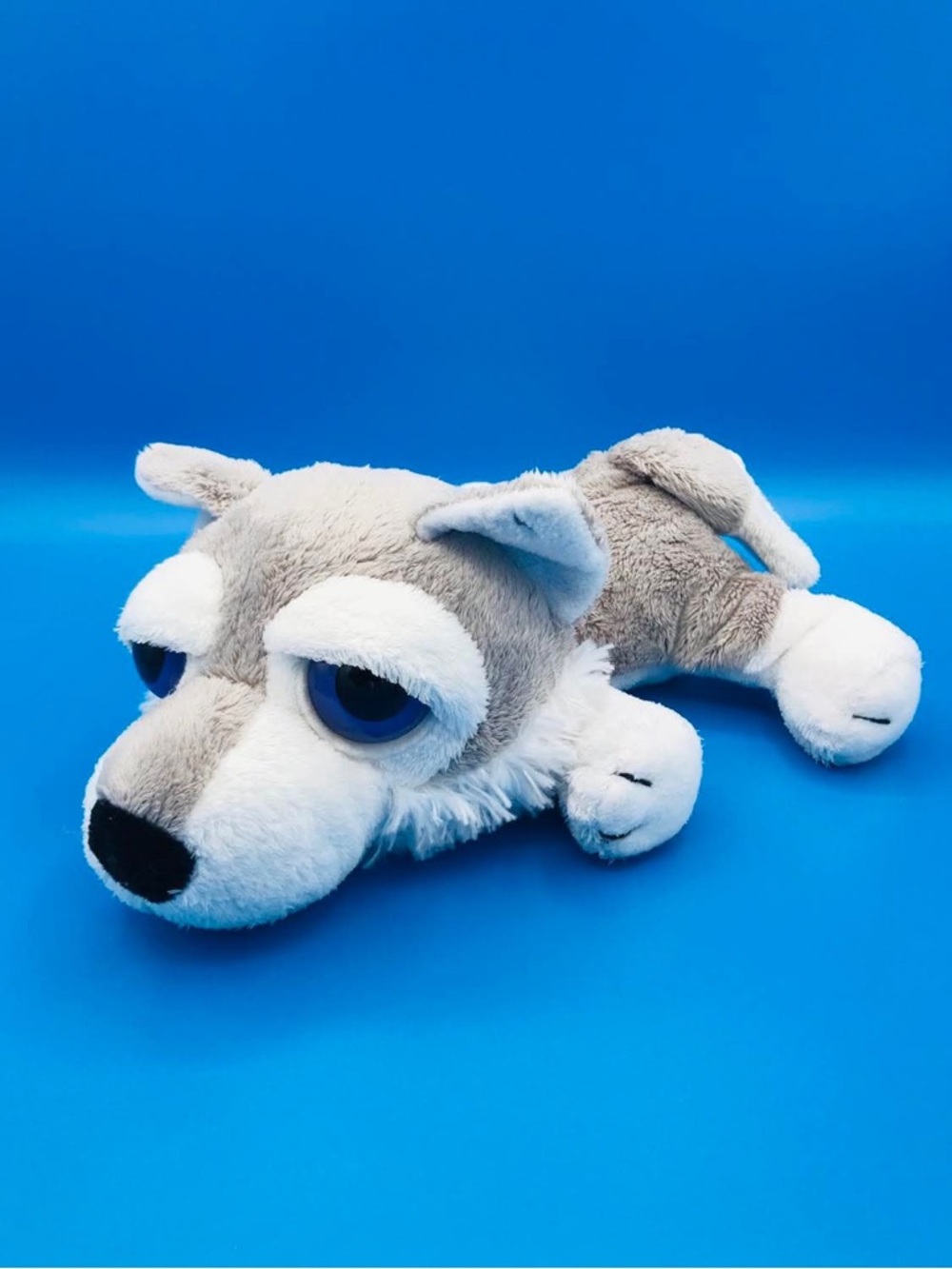 Rare Retired Russ Berrie HUNTER Husky HTF Vintage Beanbag Dog